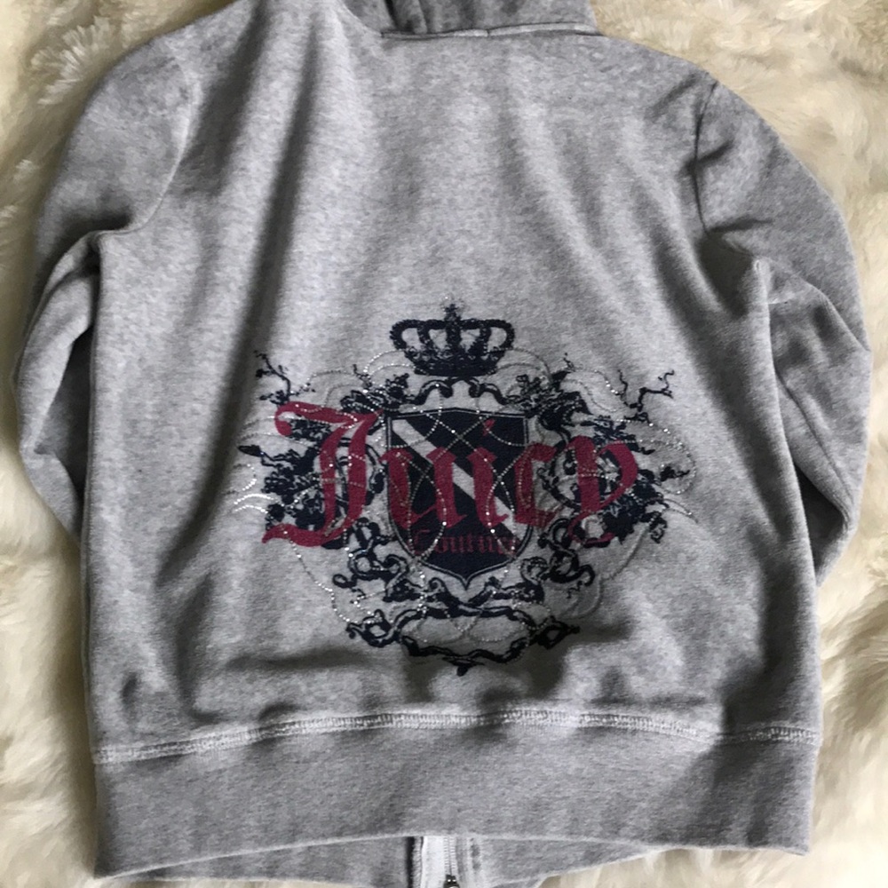 Juicy Couture Velours Embellished Hoodie